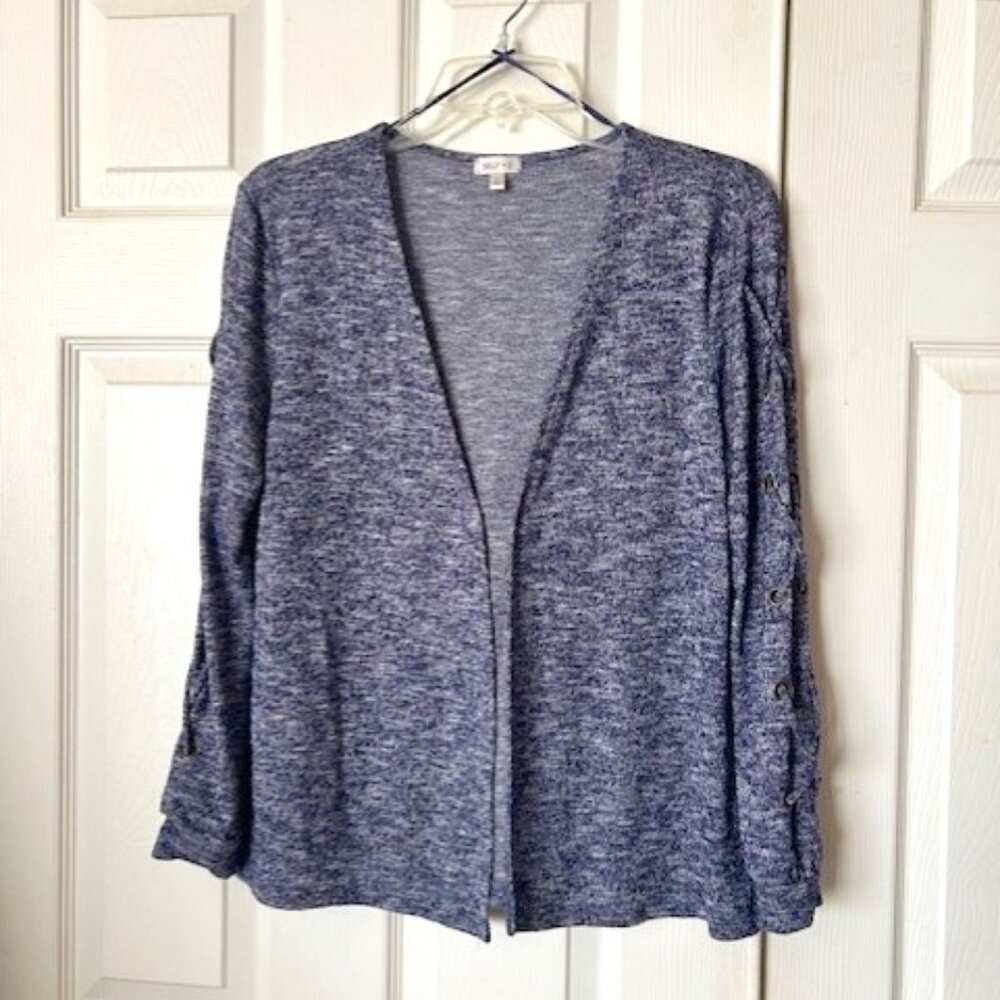 Women's Purple Cardigan, Size Large